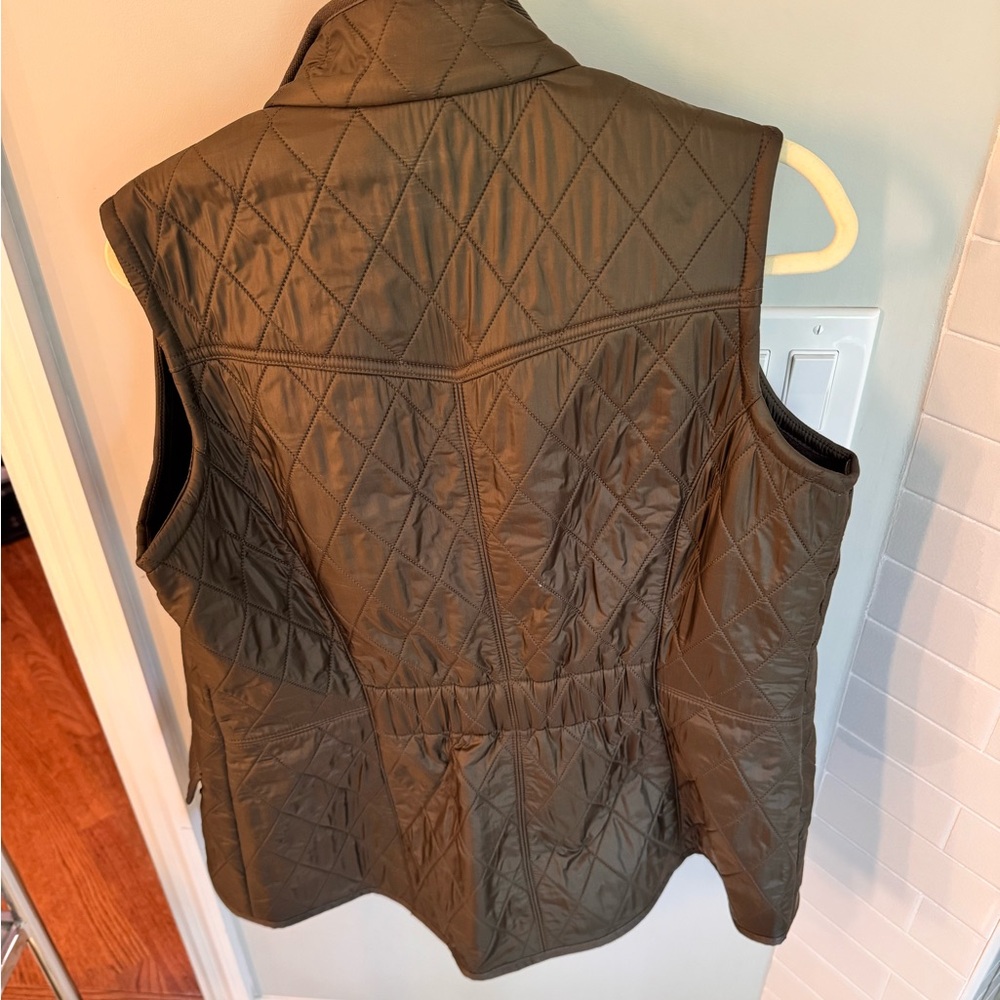 Barbour Women's Quilted Olive Vest